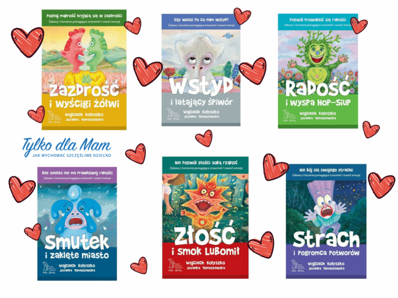 Książki dla dzieci o emocjach. Dla dzieci w wieku 2-10 lat